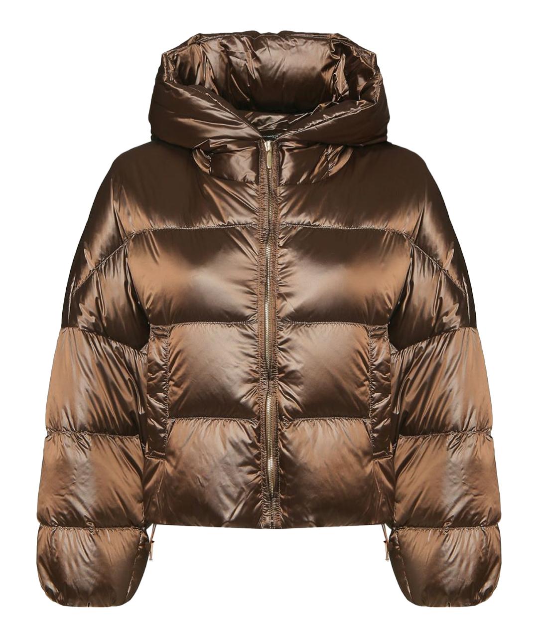 MAX MARA Коричневый пуховик, фото 1