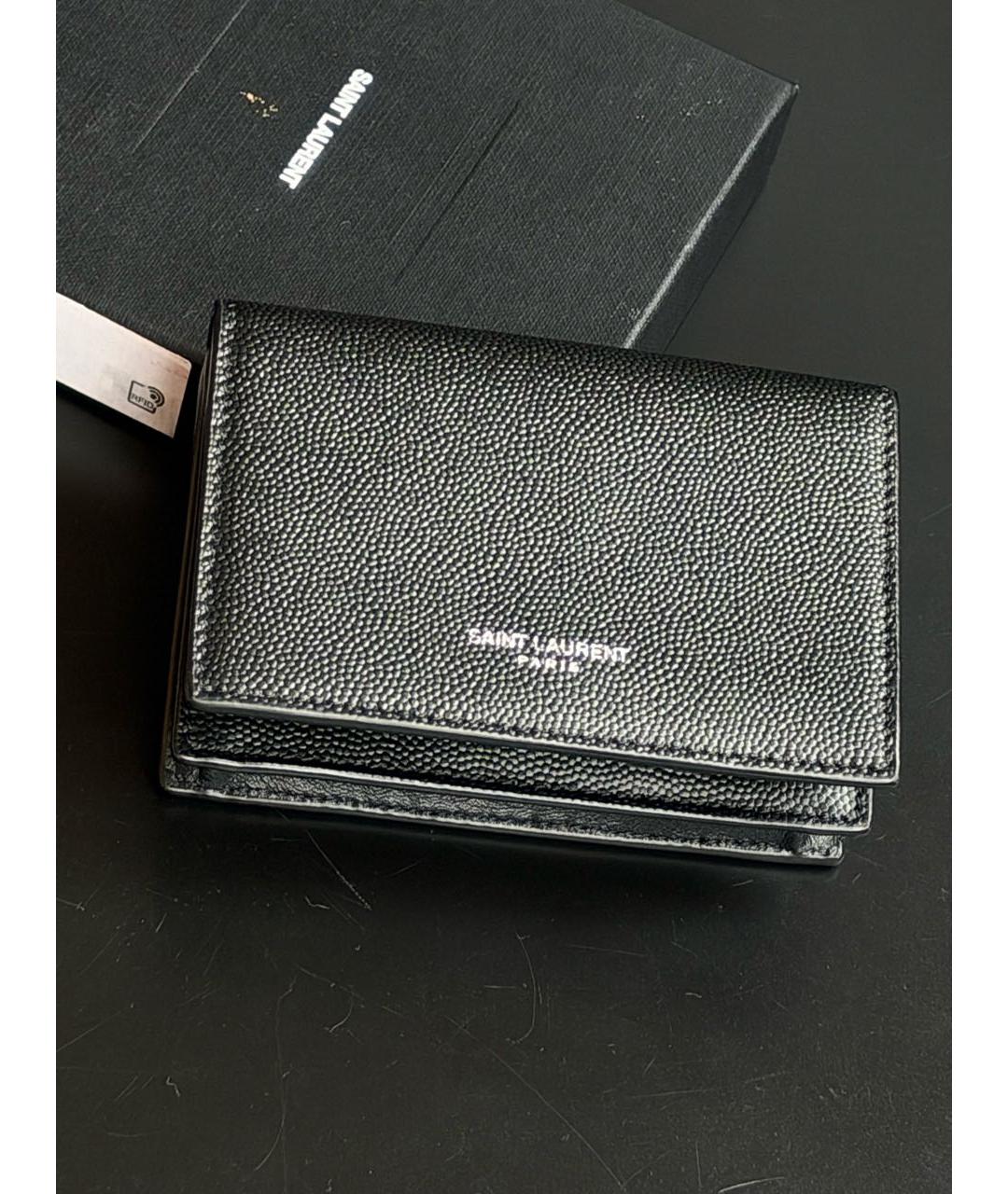 SAINT LAURENT Черный кардхолдер, фото 2