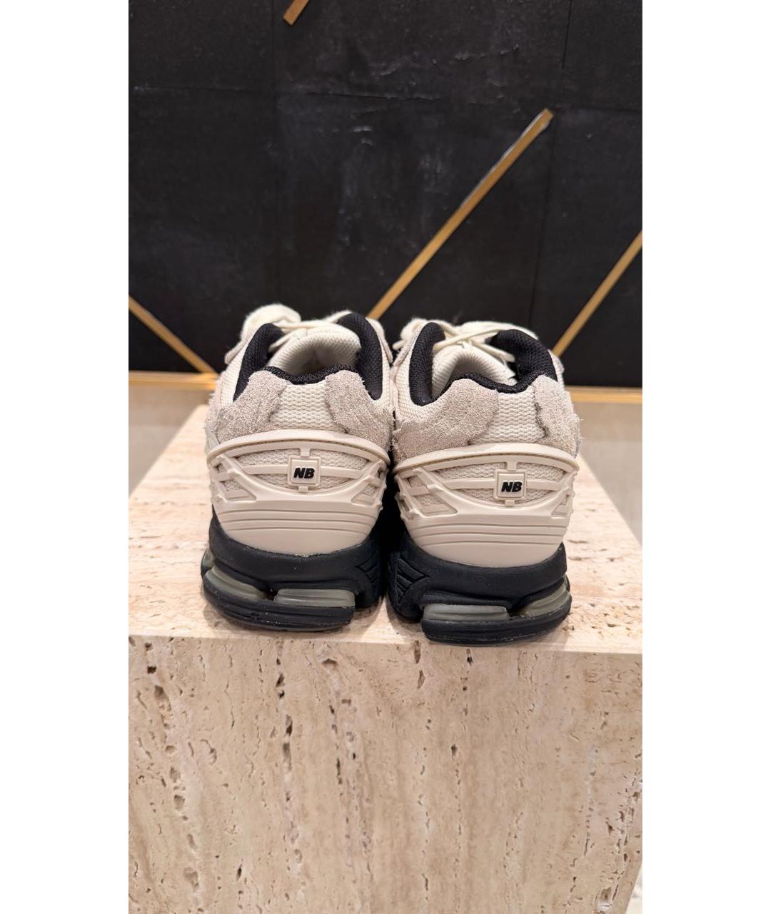NEW BALANCE Белые замшевые низкие кроссовки / кеды, фото 4