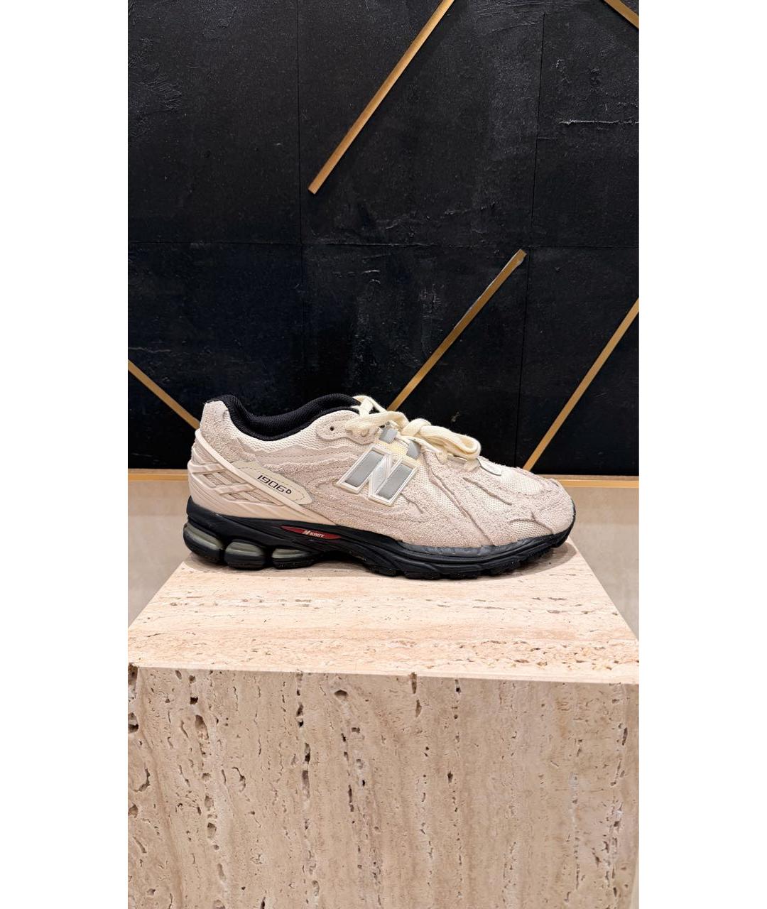 NEW BALANCE Белые замшевые низкие кроссовки / кеды, фото 7