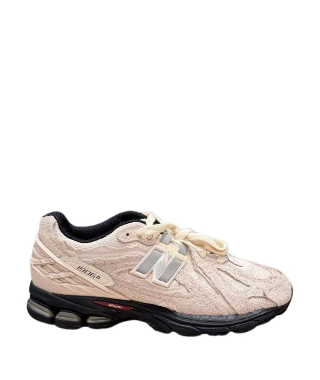 NEW BALANCE Белые замшевые низкие кроссовки / кеды, фото 1