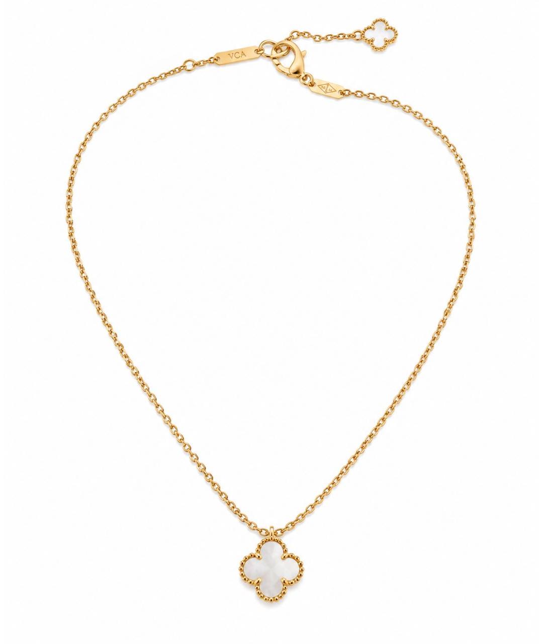 VAN CLEEF & ARPELS Бежевое колье из желтого золота, фото 1