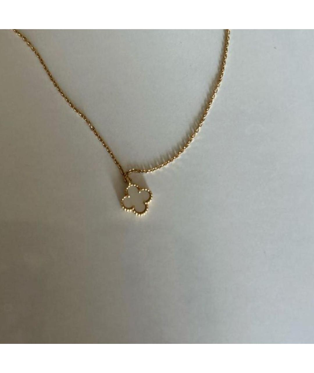 VAN CLEEF & ARPELS Бежевое колье из желтого золота, фото 3