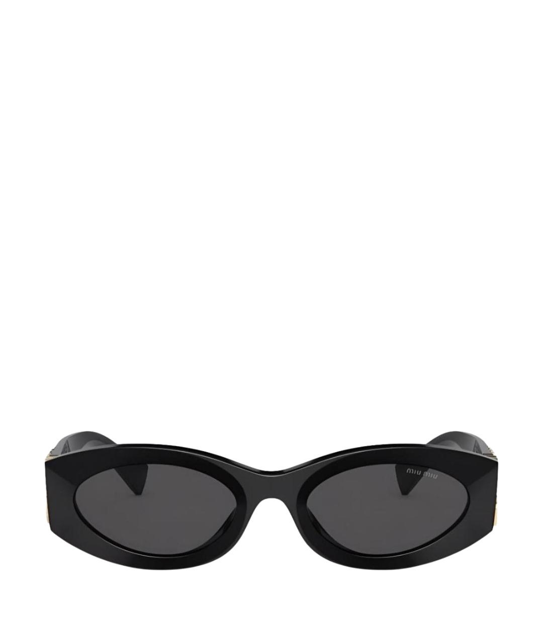 MIU MIU Черные солнцезащитные очки, фото 1