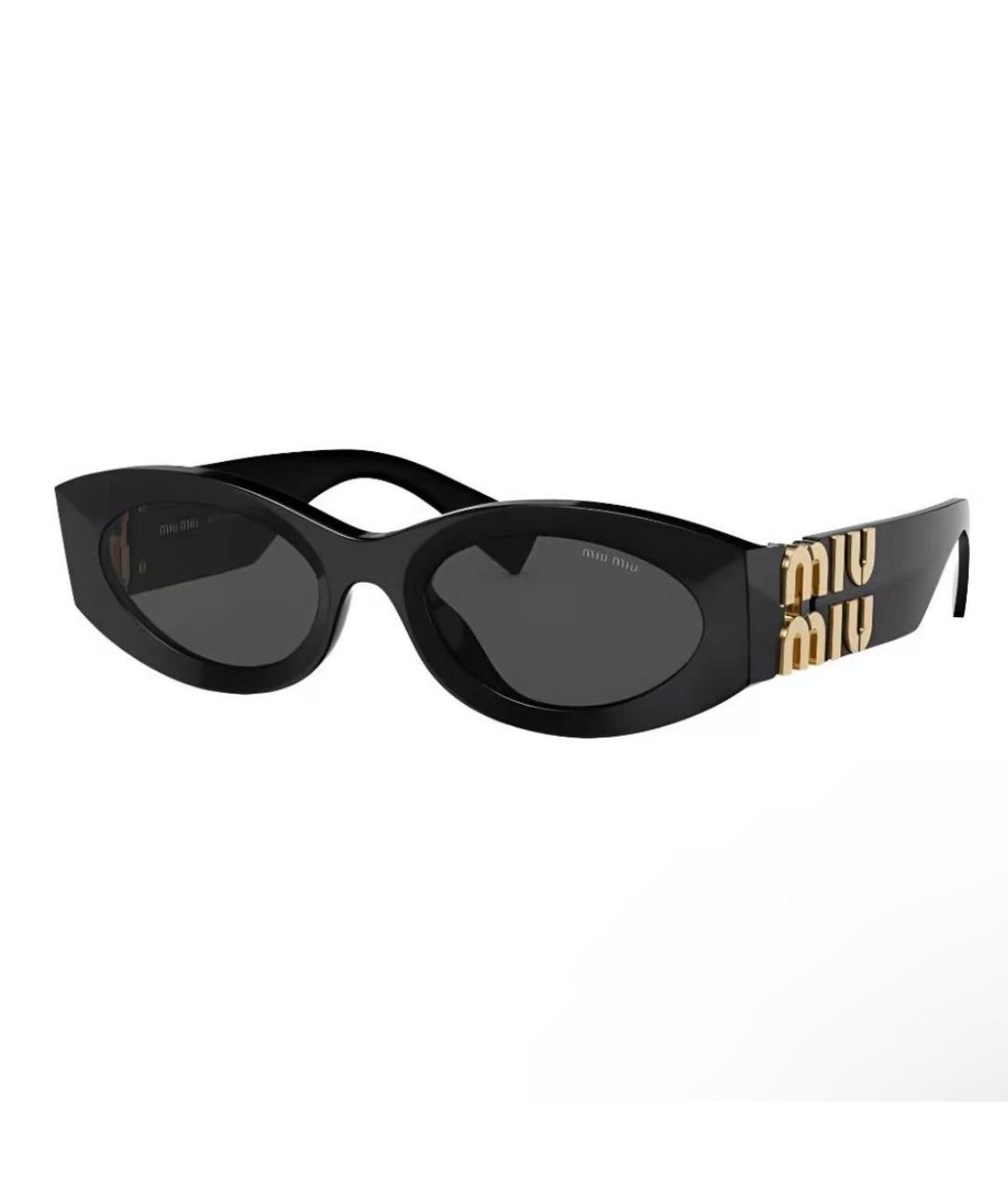 MIU MIU Черные солнцезащитные очки, фото 2