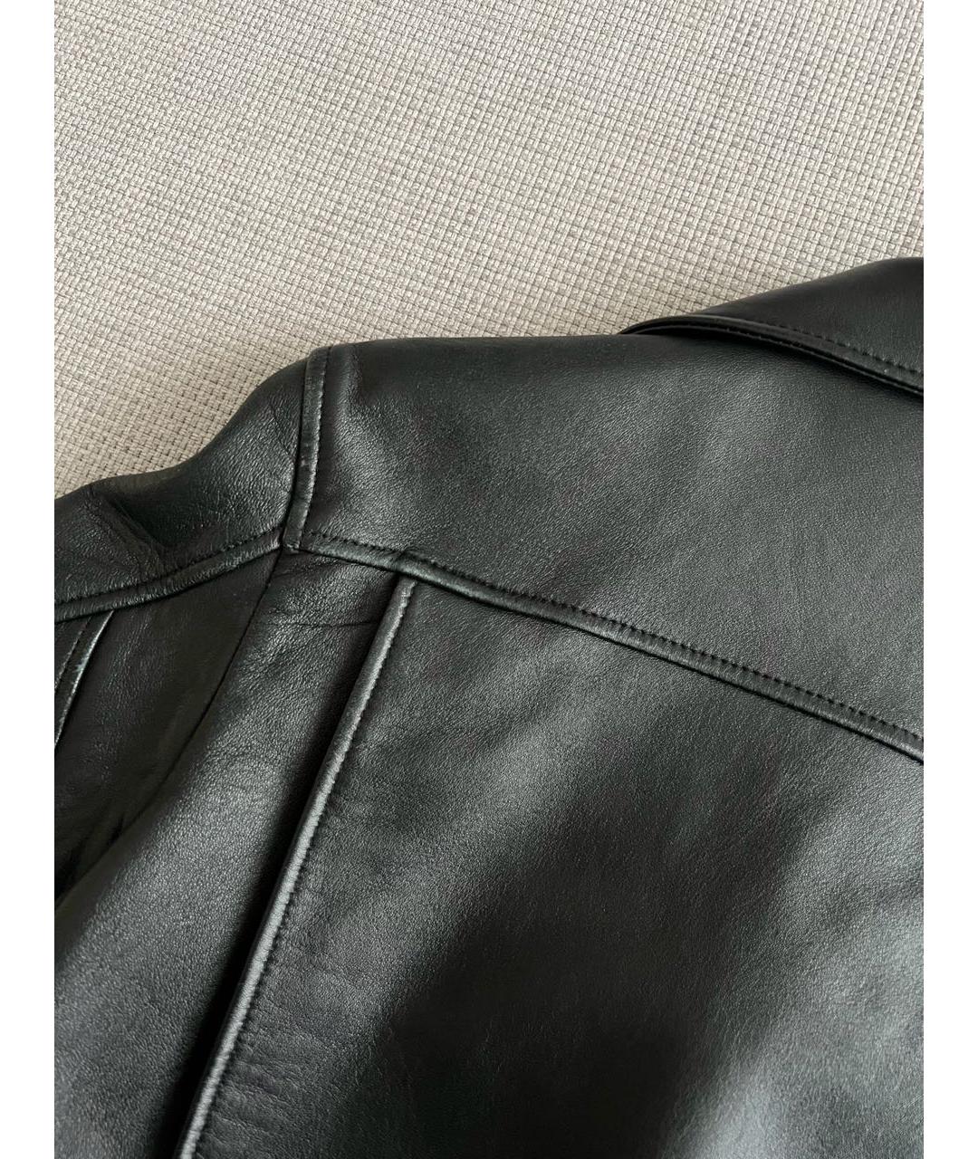 ACNE STUDIOS Черная кожаная куртка, фото 6