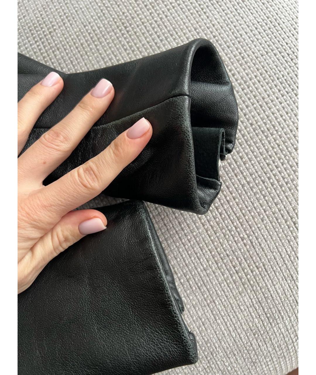 ACNE STUDIOS Черная кожаная куртка, фото 5