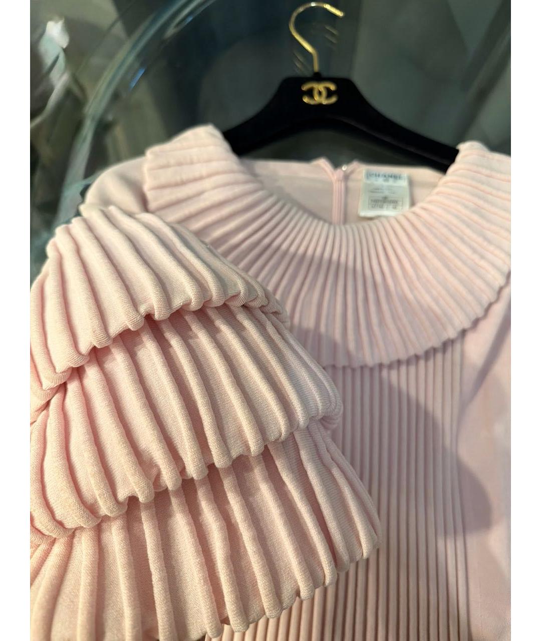 CHANEL Розовое коктейльное платье, фото 5