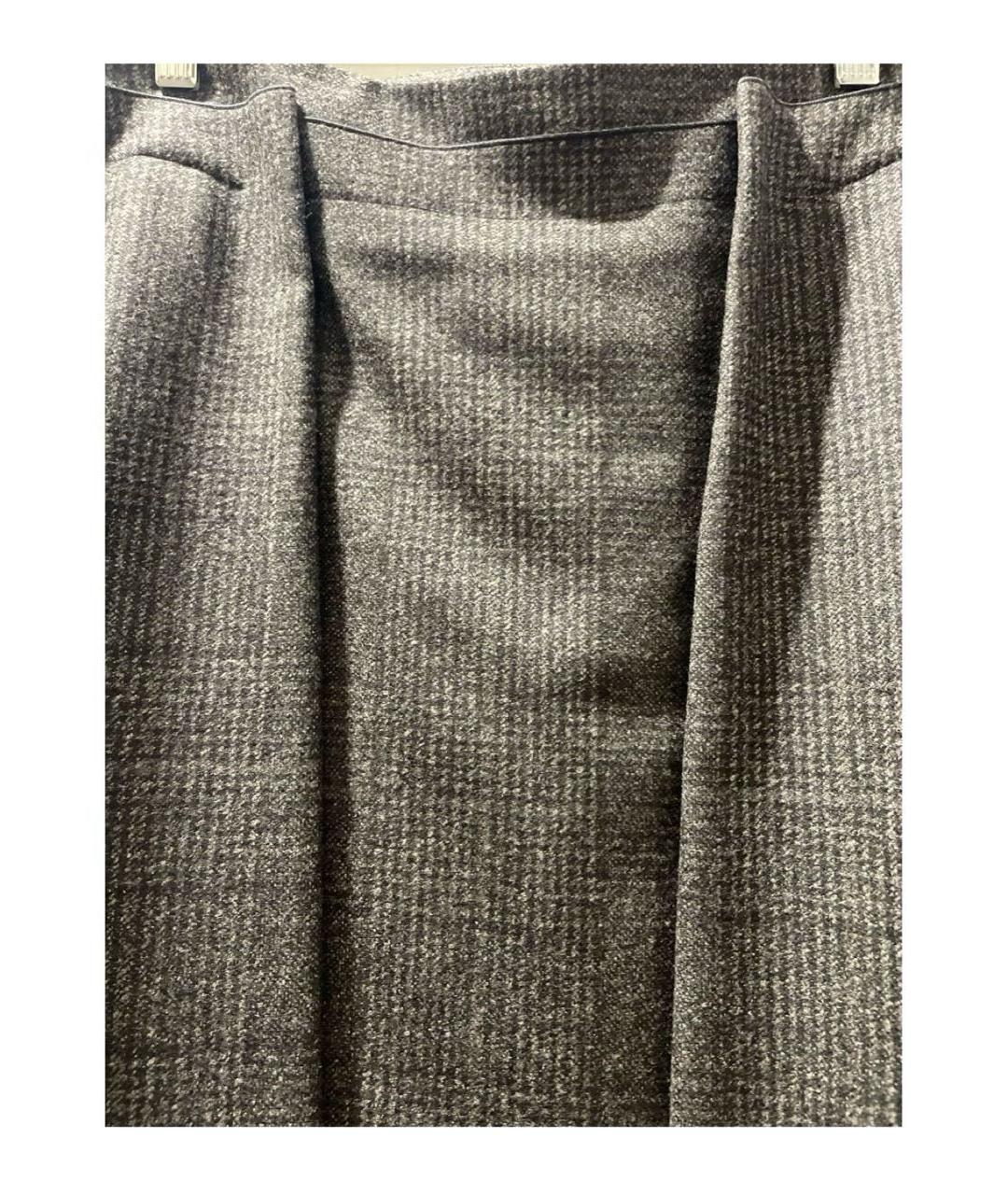 FERRAGAMO Шерстяная юбка миди, фото 4