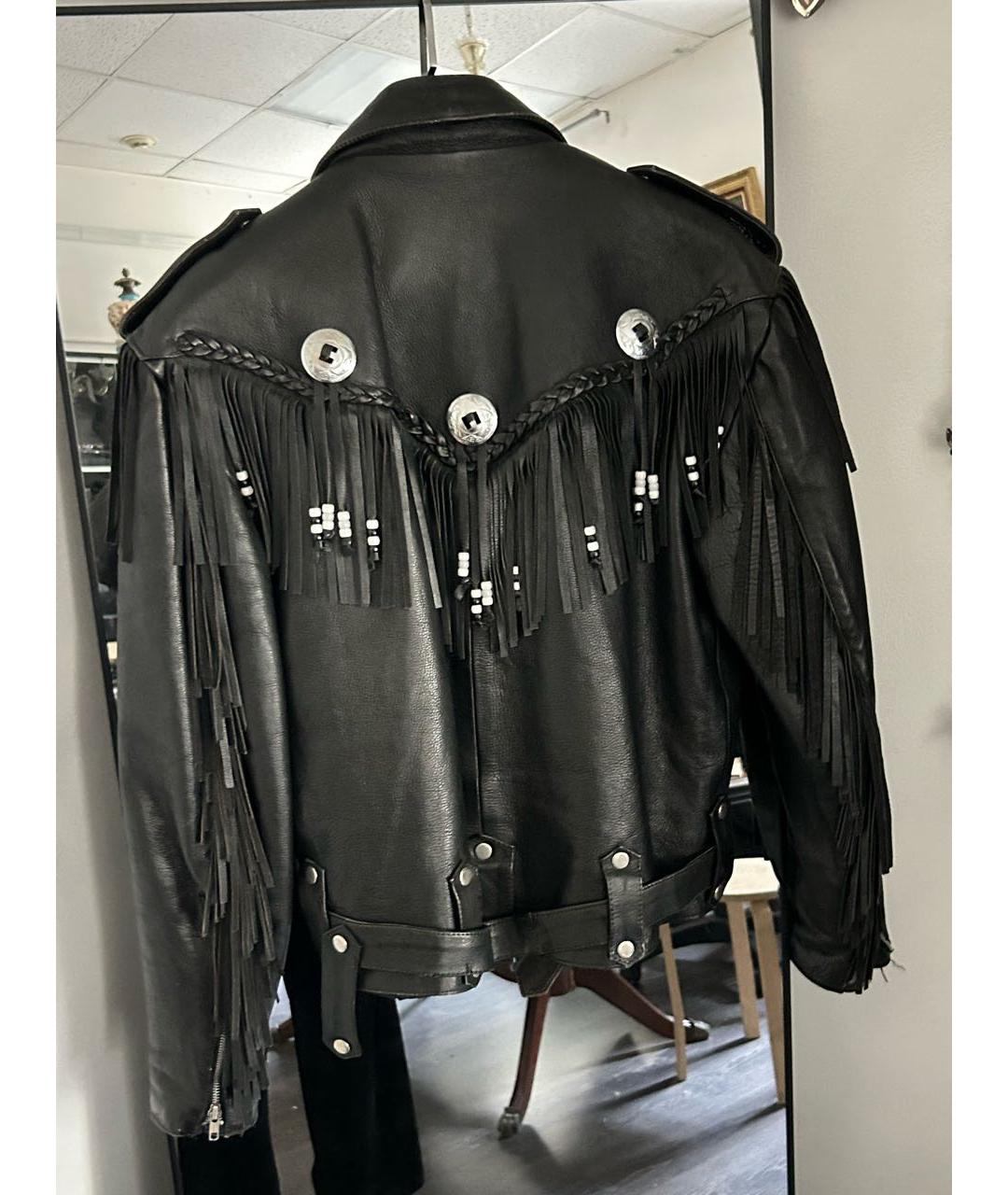 Harley Davidson Черная кожаная куртка, фото 7