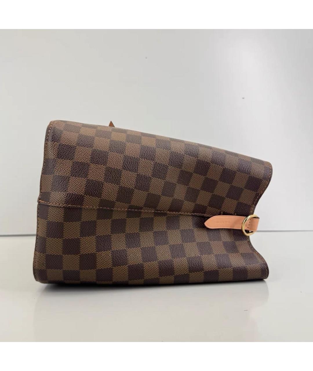 LOUIS VUITTON Коричневая сумка через плечо из канвы, фото 5