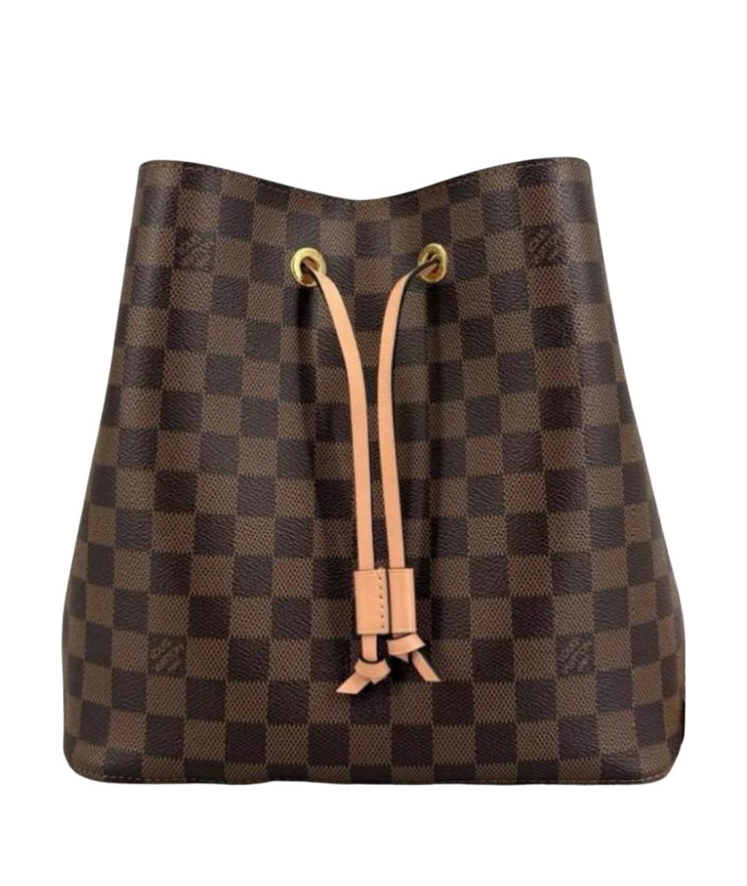 LOUIS VUITTON Коричневая сумка через плечо из канвы, фото 1