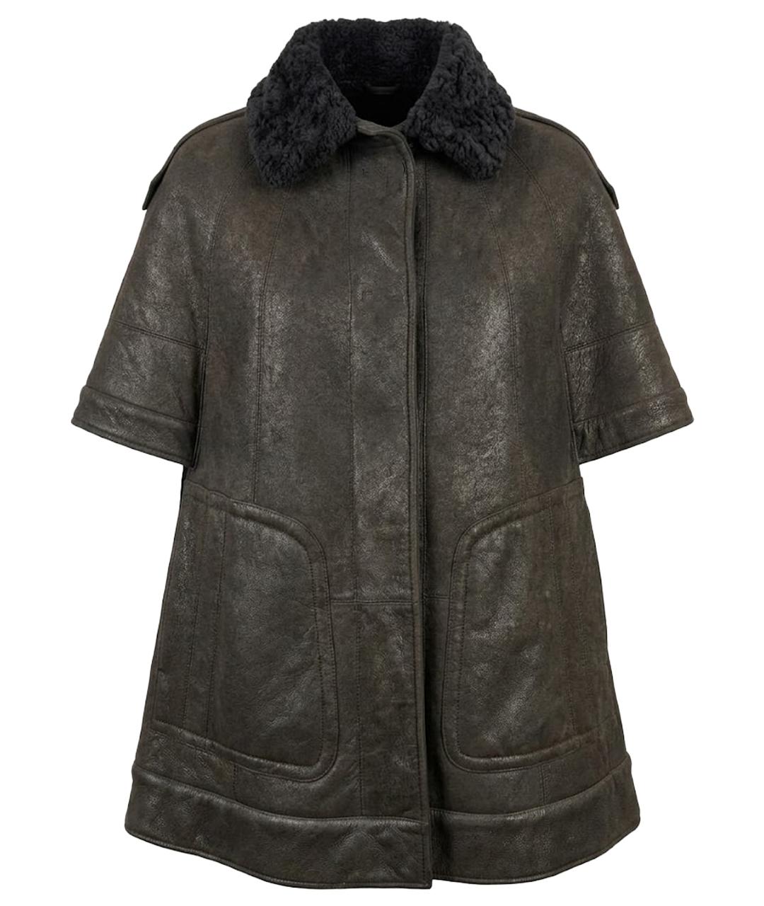 BURBERRY Черная дубленка, фото 1