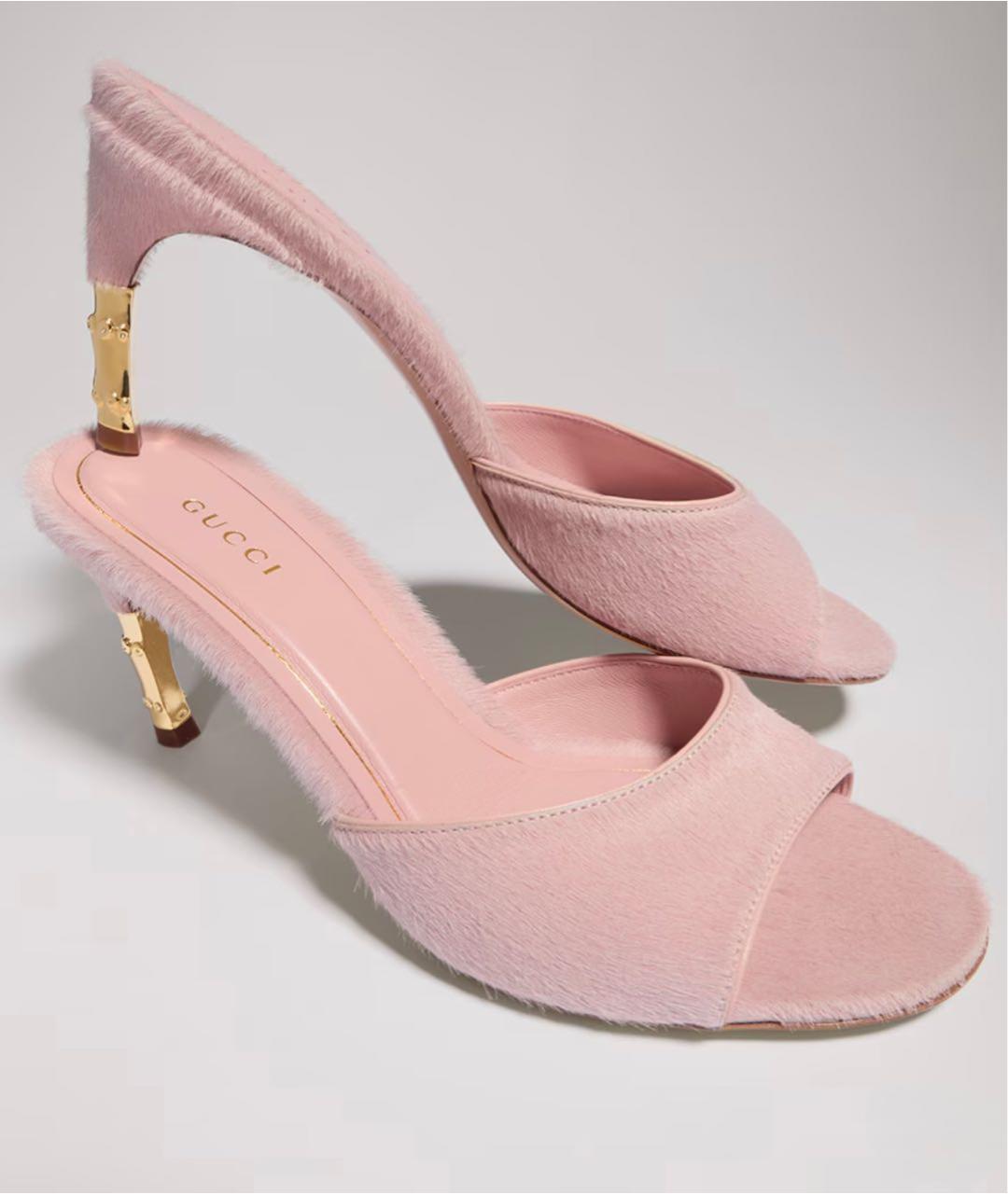GUCCI Кожаные босоножки, фото 3