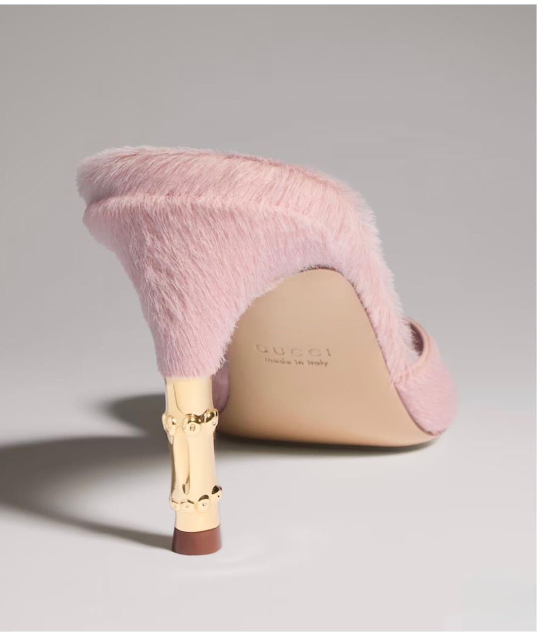 GUCCI Кожаные босоножки, фото 4