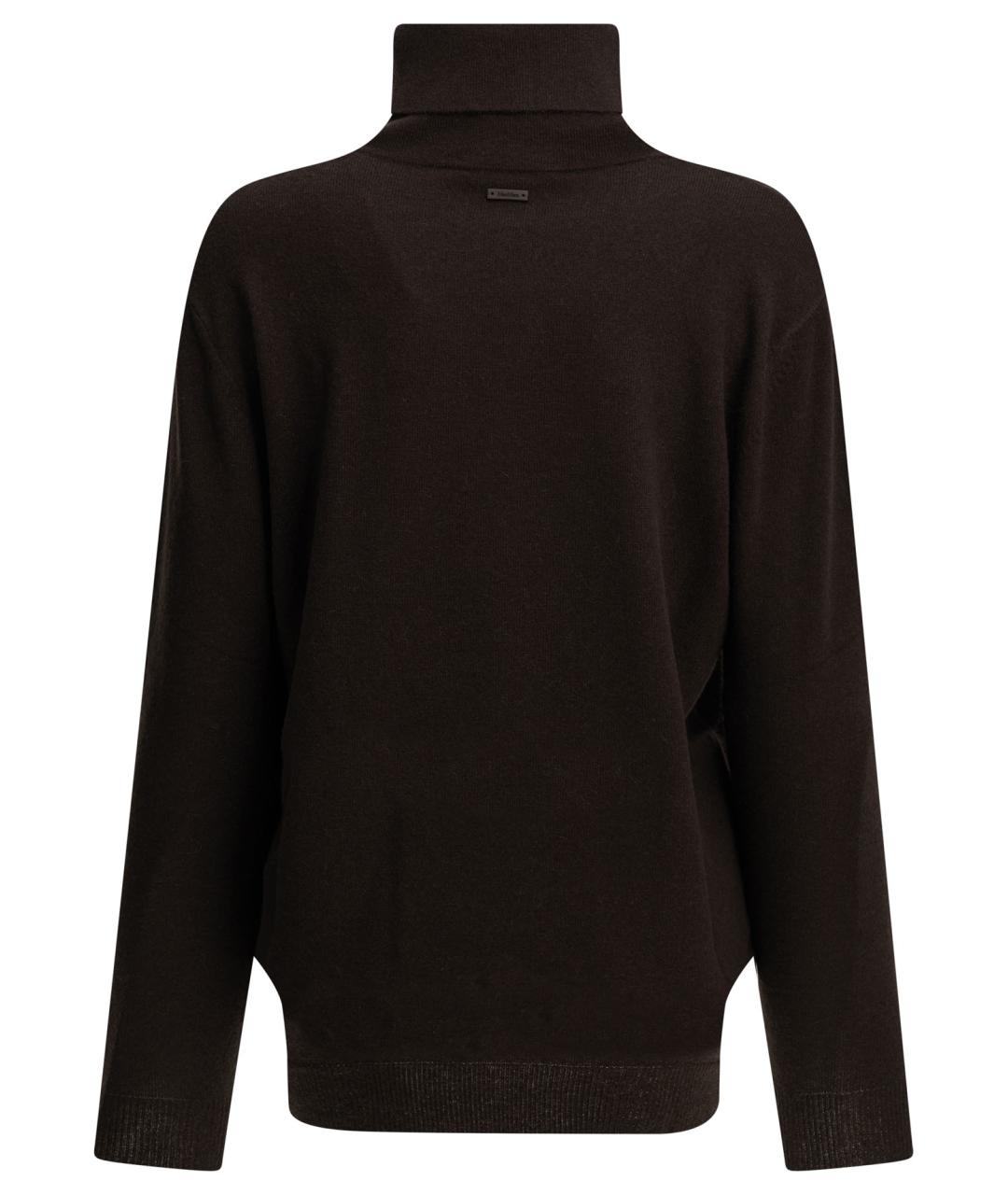 MAX MARA Коричневый шерстяной джемпер / свитер, фото 2