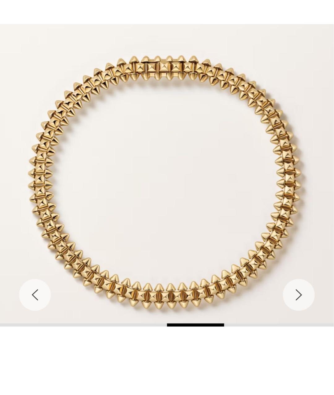 CARTIER Золотой браслет из желтого золота, фото 4