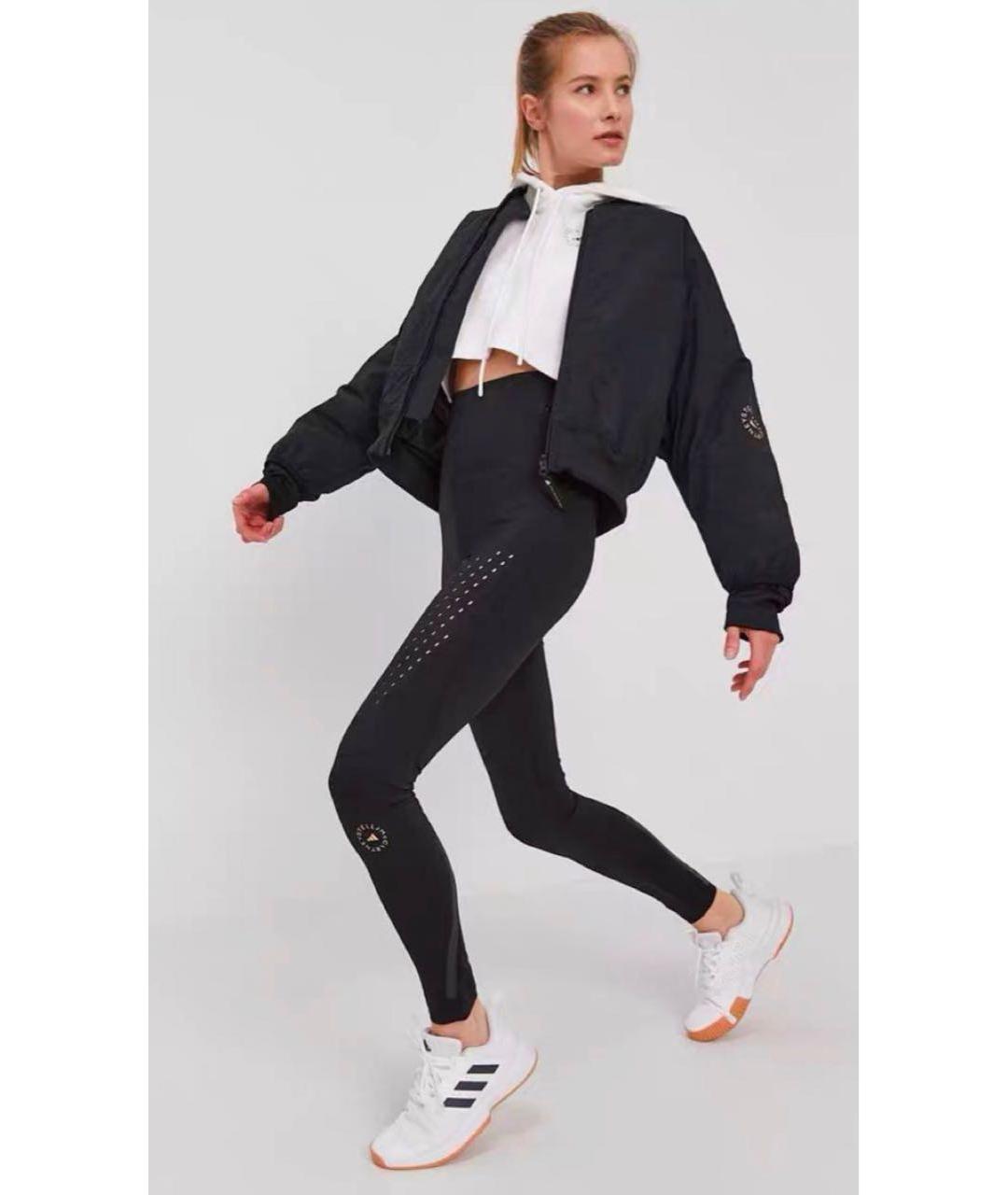 ADIDAS BY STELLA MCCARTNEY Черные леггинсы и велосипедки, фото 3