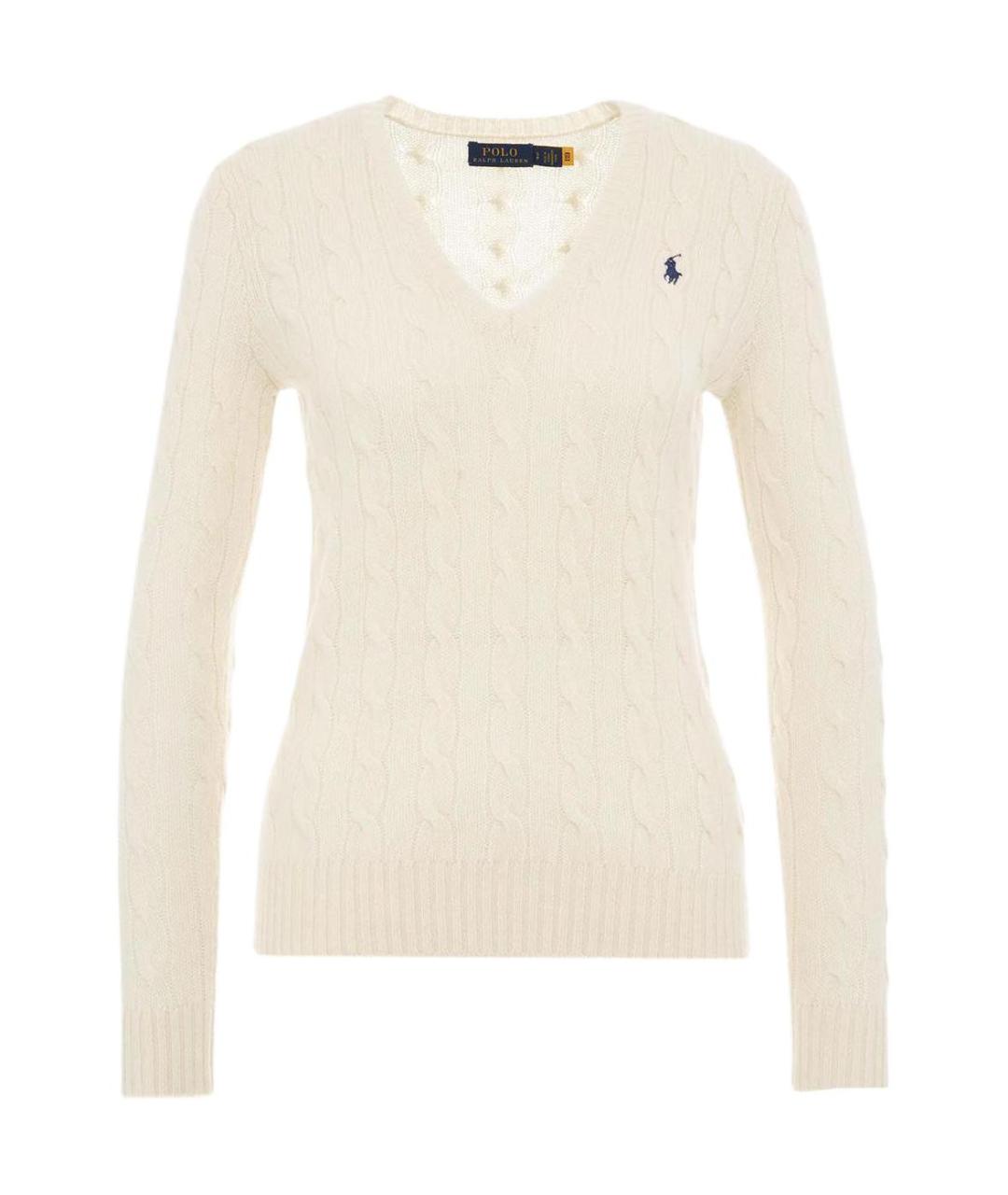 POLO RALPH LAUREN Белый джемпер / свитер, фото 1