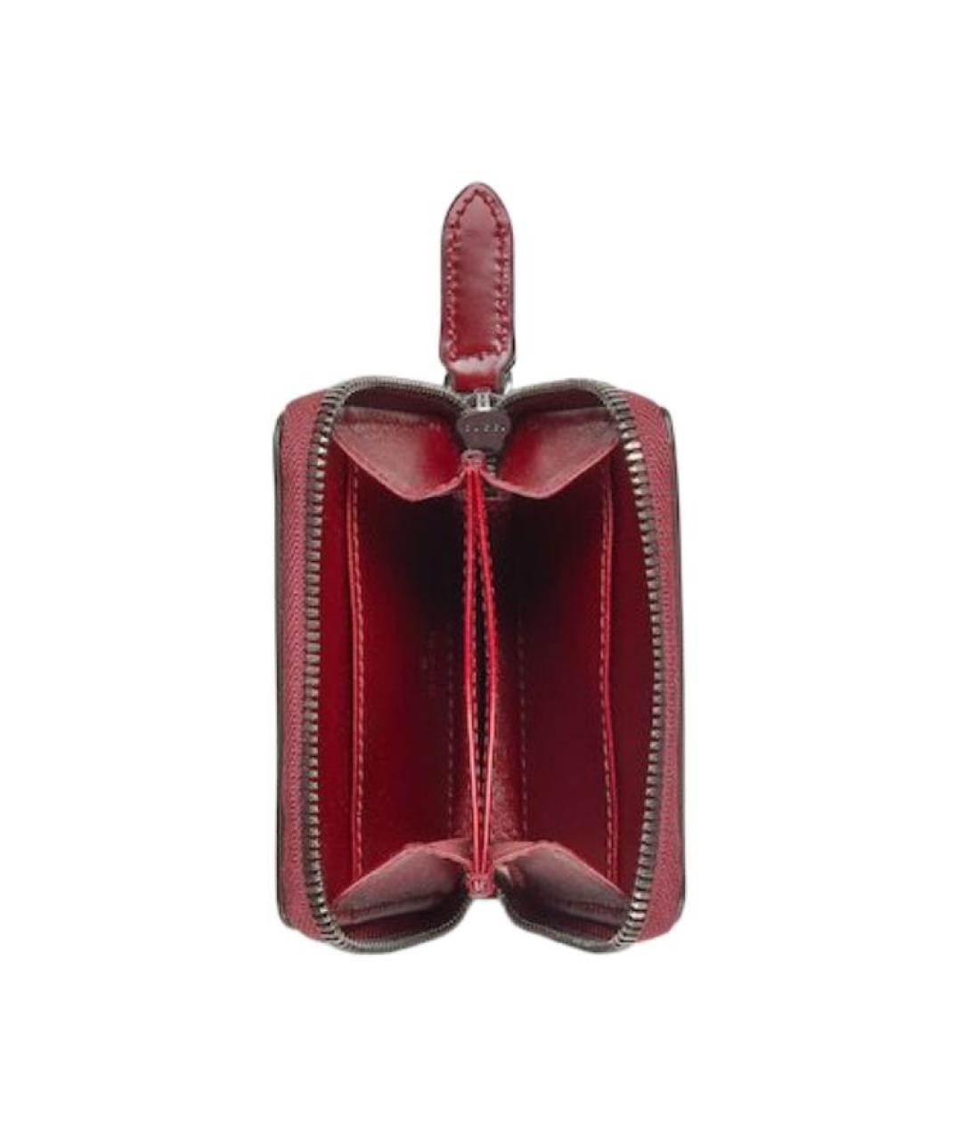 GUCCI Красный кожаный кардхолдер, фото 4