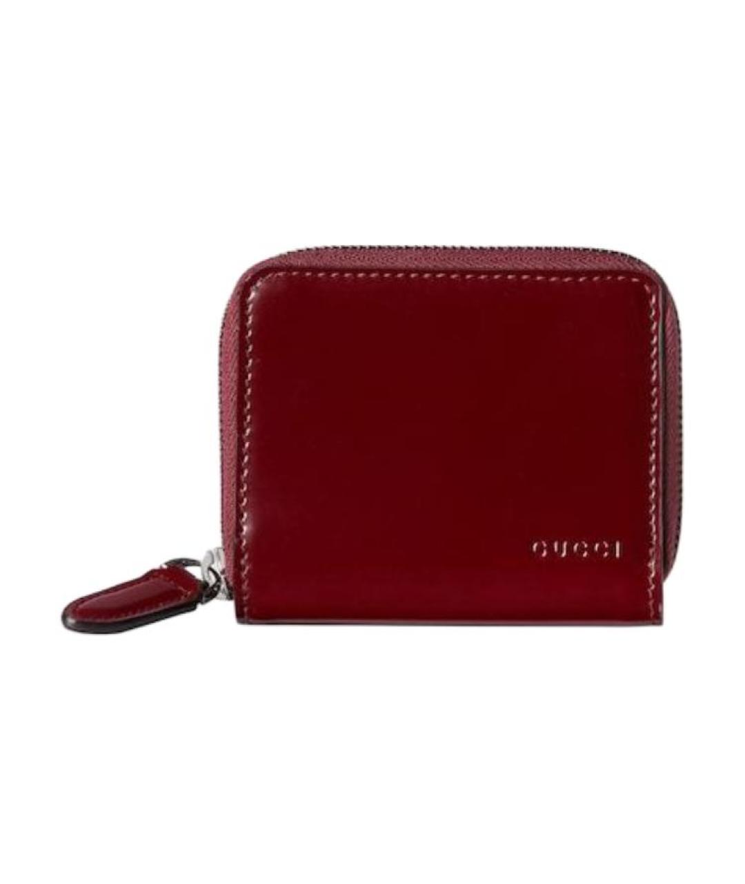 GUCCI Красный кожаный кардхолдер, фото 5
