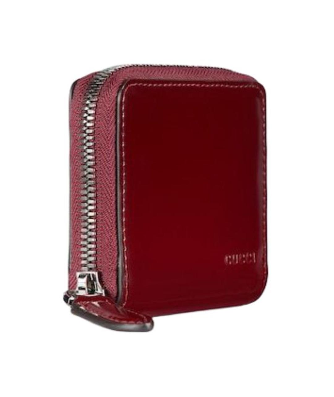 GUCCI Красный кожаный кардхолдер, фото 2
