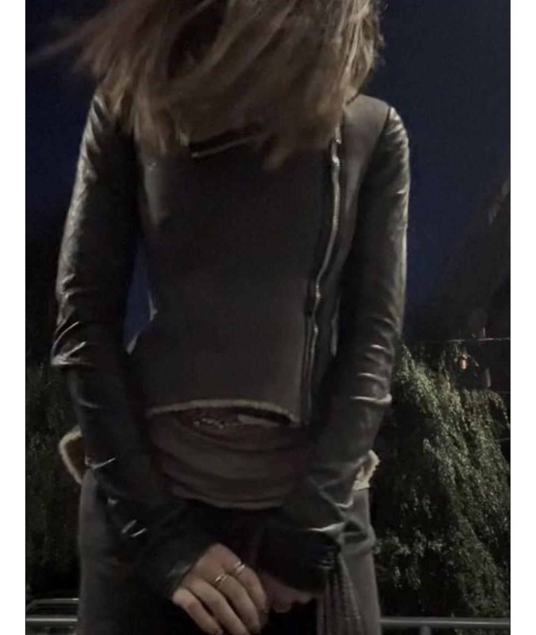 RICK OWENS Черная меховая дубленка, фото 7