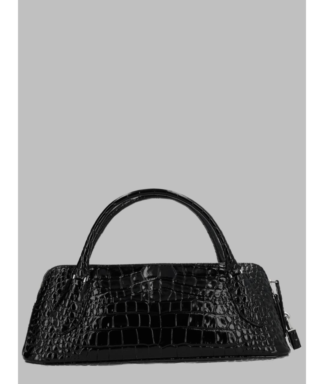 TORY BURCH Черная кожаная сумка тоут, фото 2