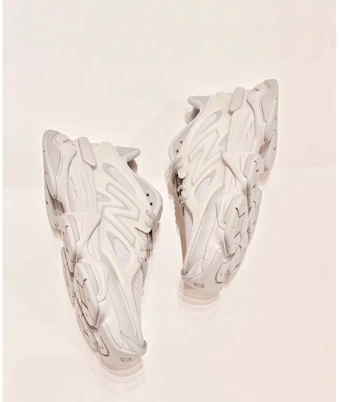 NEW BALANCE Серые резиновые низкие кроссовки / кеды, фото 3