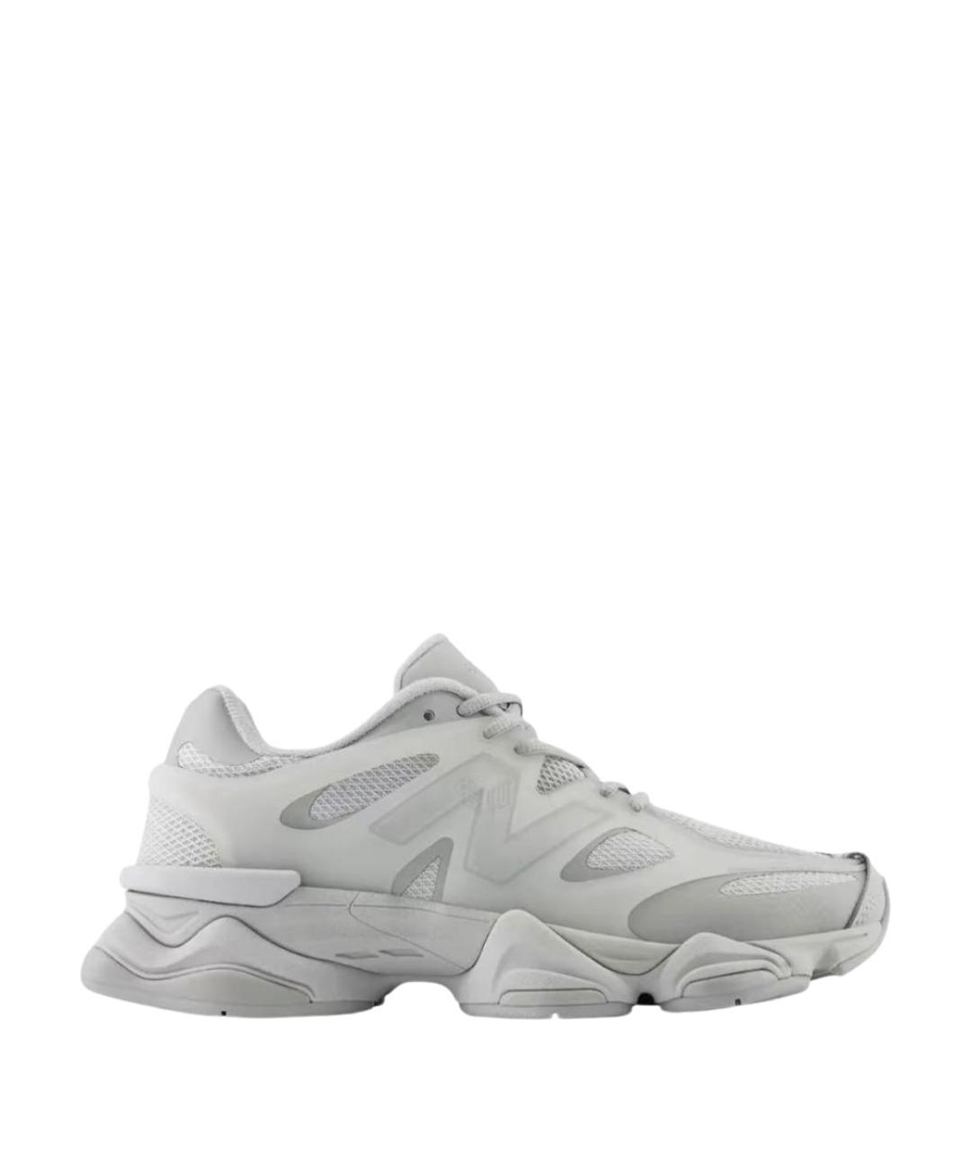 NEW BALANCE Серые резиновые низкие кроссовки / кеды, фото 1