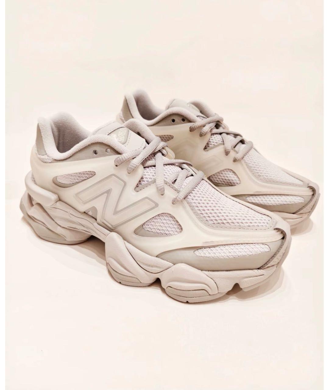 NEW BALANCE Серые резиновые низкие кроссовки / кеды, фото 2