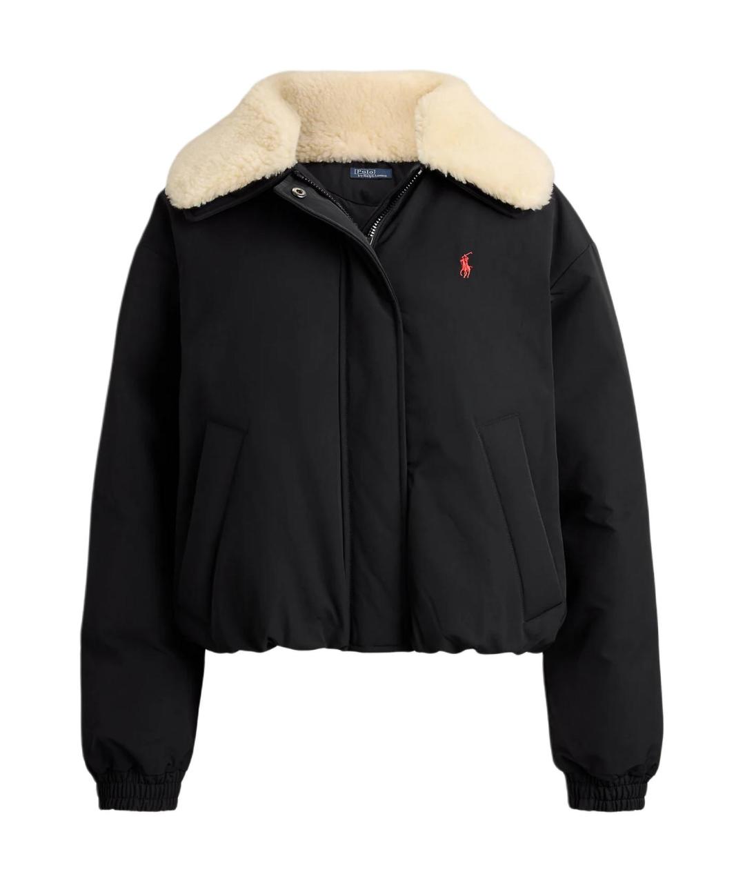 POLO RALPH LAUREN Черный пуховик, фото 1