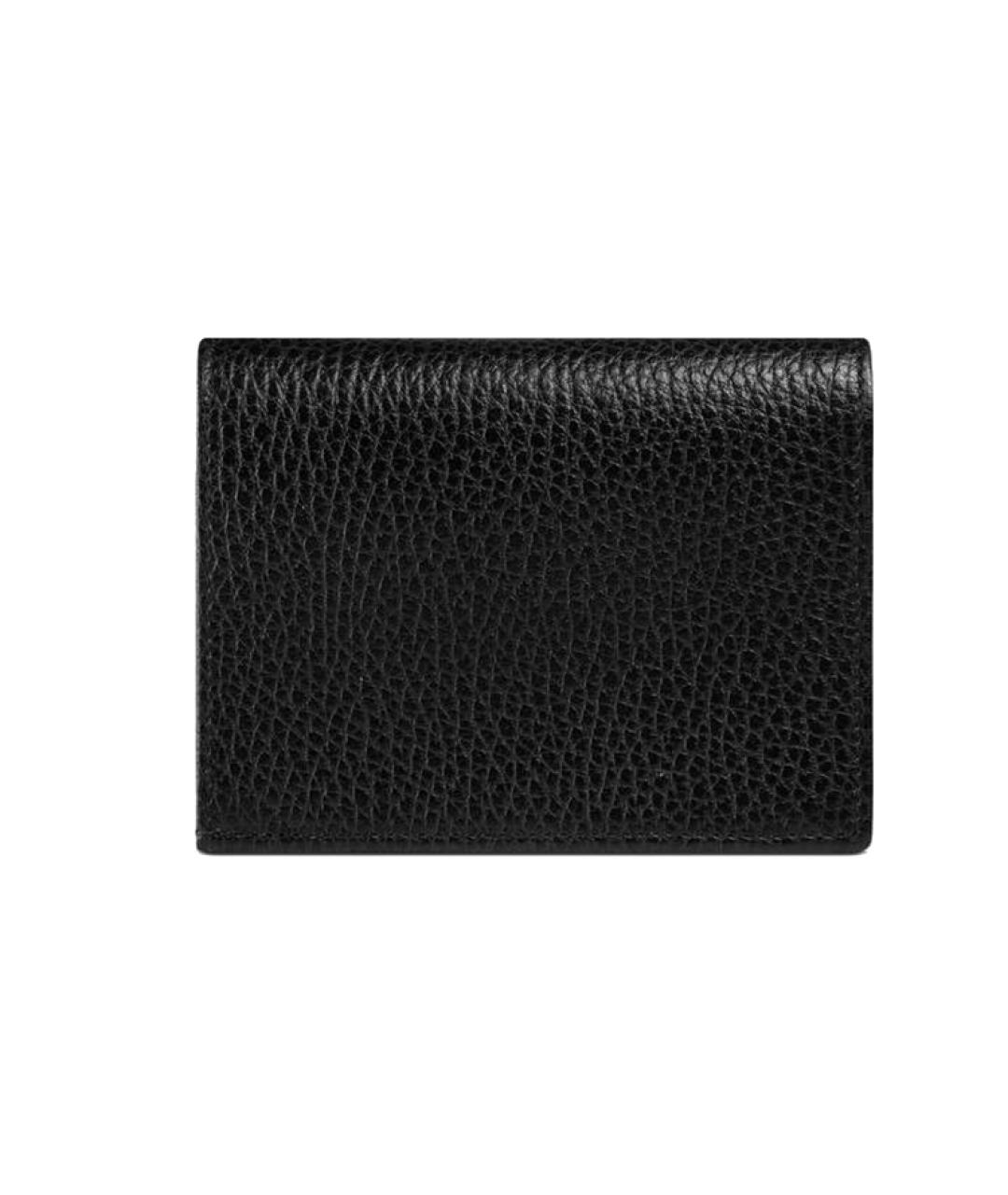 GUCCI Черный кожаный кошелек, фото 3