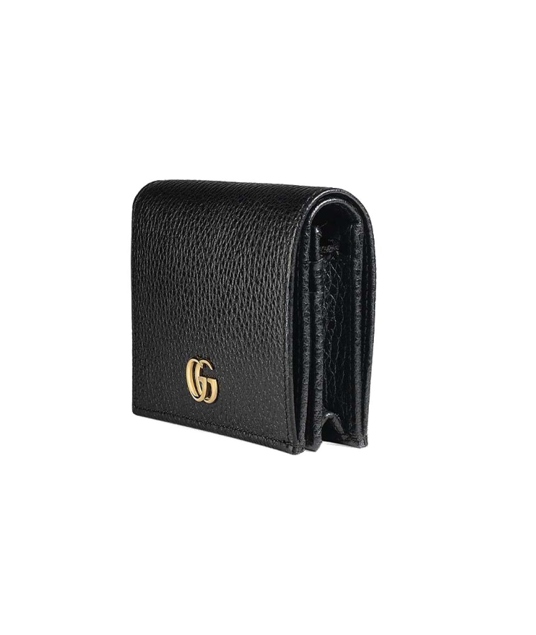 GUCCI Черный кожаный кошелек, фото 2