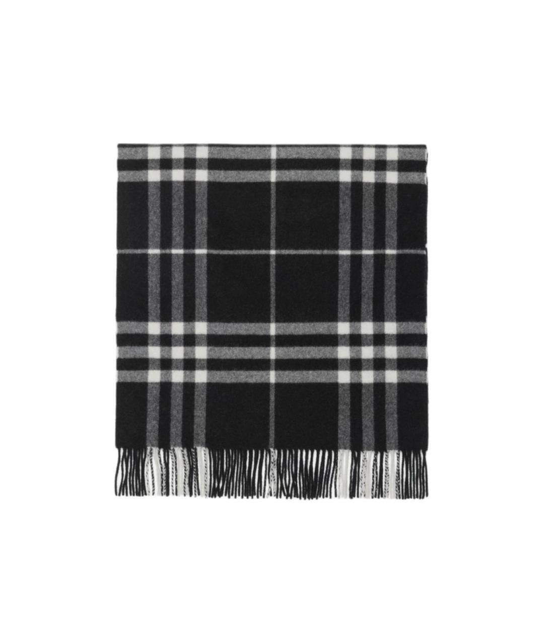 BURBERRY Темно-синий кашемировый шарф, фото 6