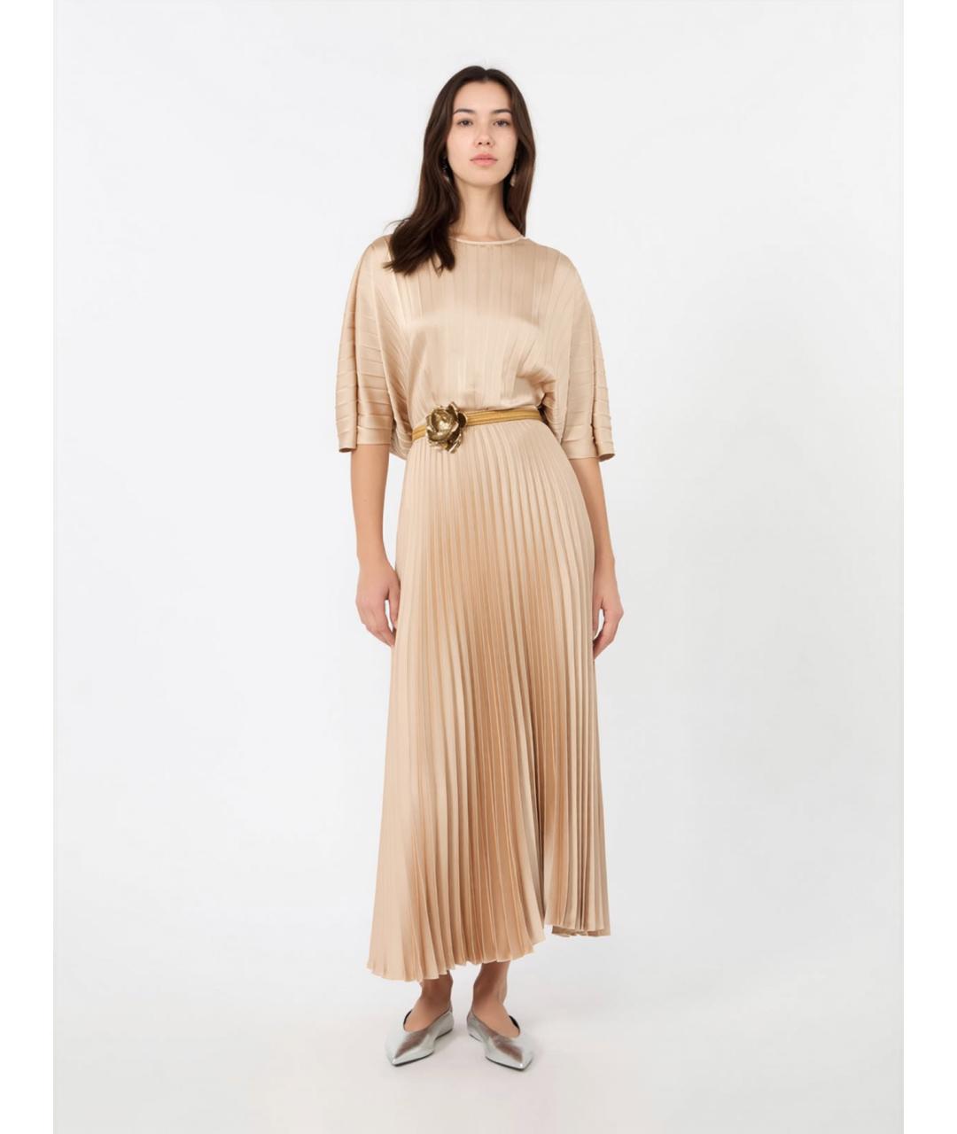 WEEKEND MAX MARA Бежевая полиэстеровая блузы, фото 2