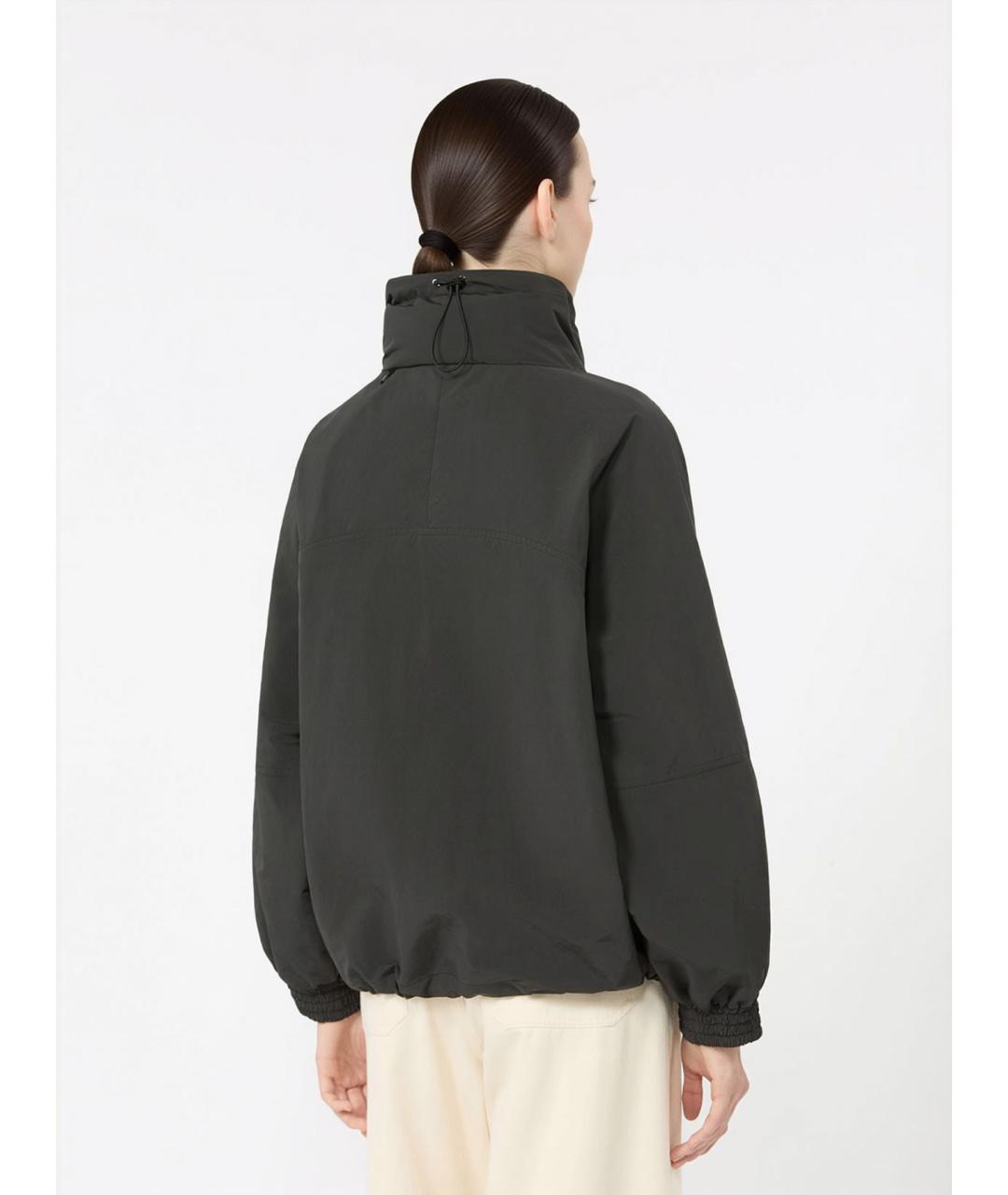 WEEKEND MAX MARA Черная полиэстеровая куртка, фото 4
