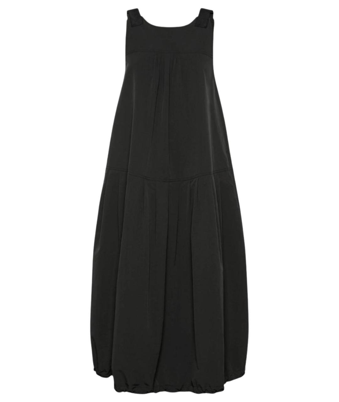 WEEKEND MAX MARA Черное полиэстеровое повседневное платье, фото 1