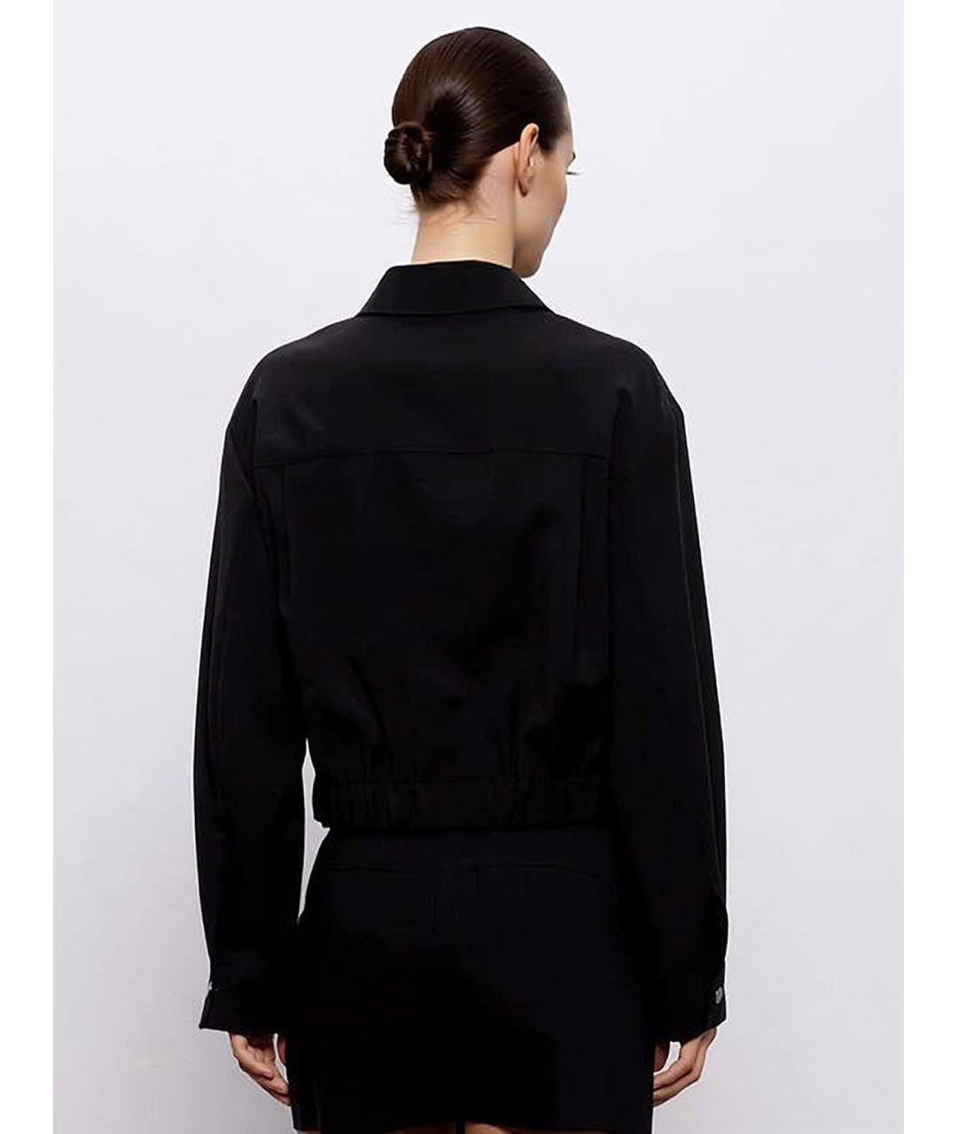 WEEKEND MAX MARA Черная шерстяная рубашка, фото 3