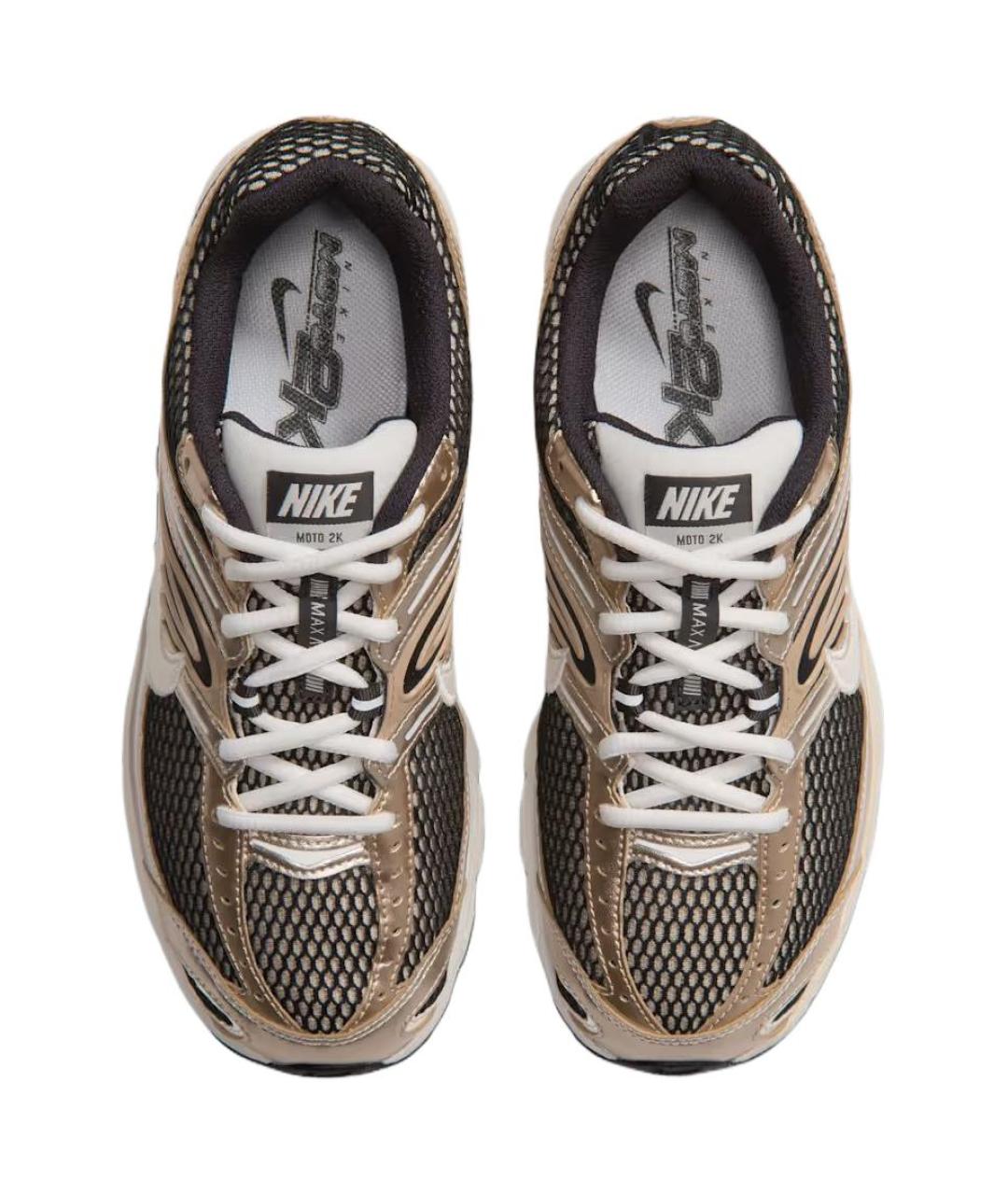 NIKE Коричневые кожаные кроссовки, фото 4