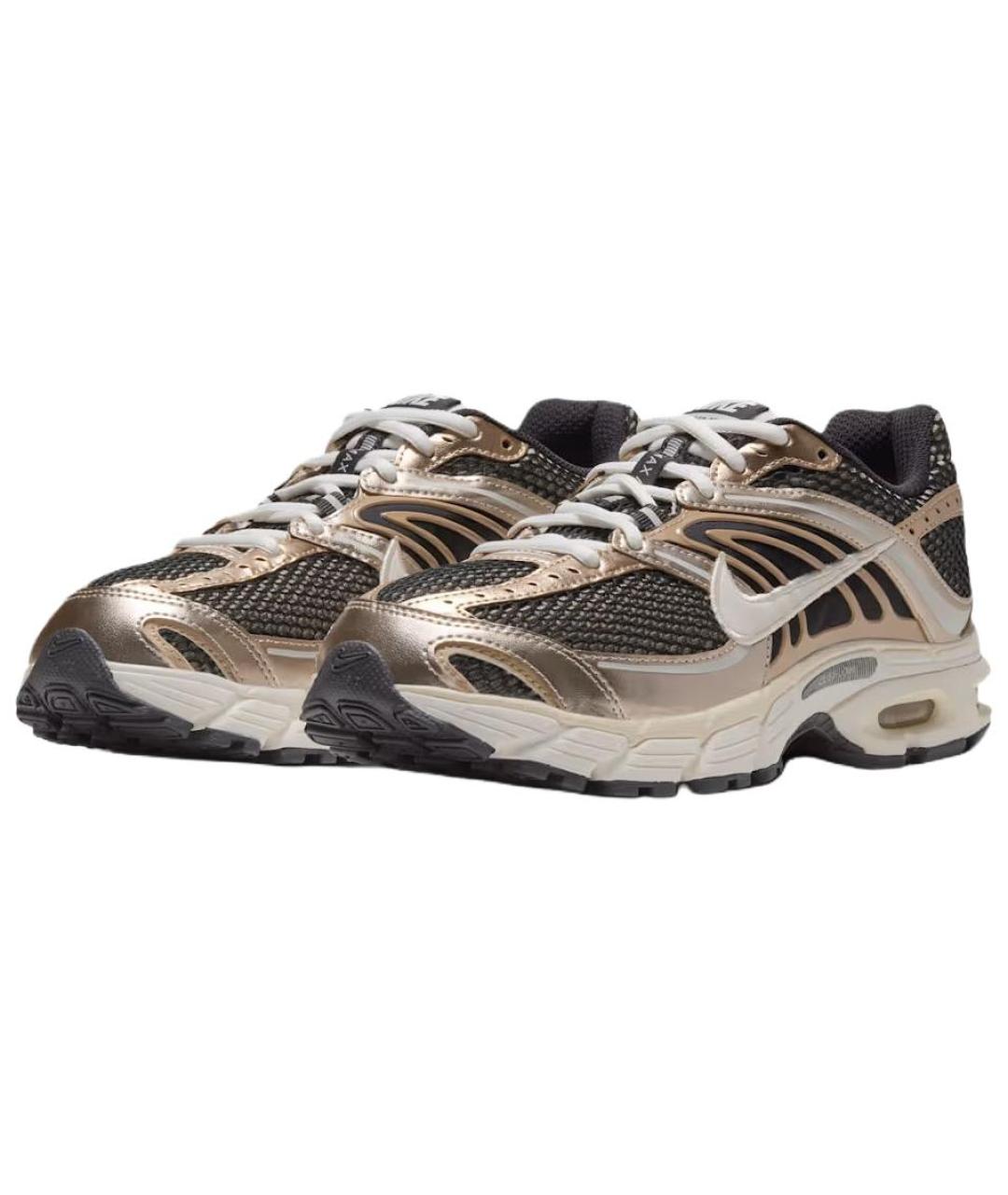 NIKE Коричневые кожаные кроссовки, фото 3