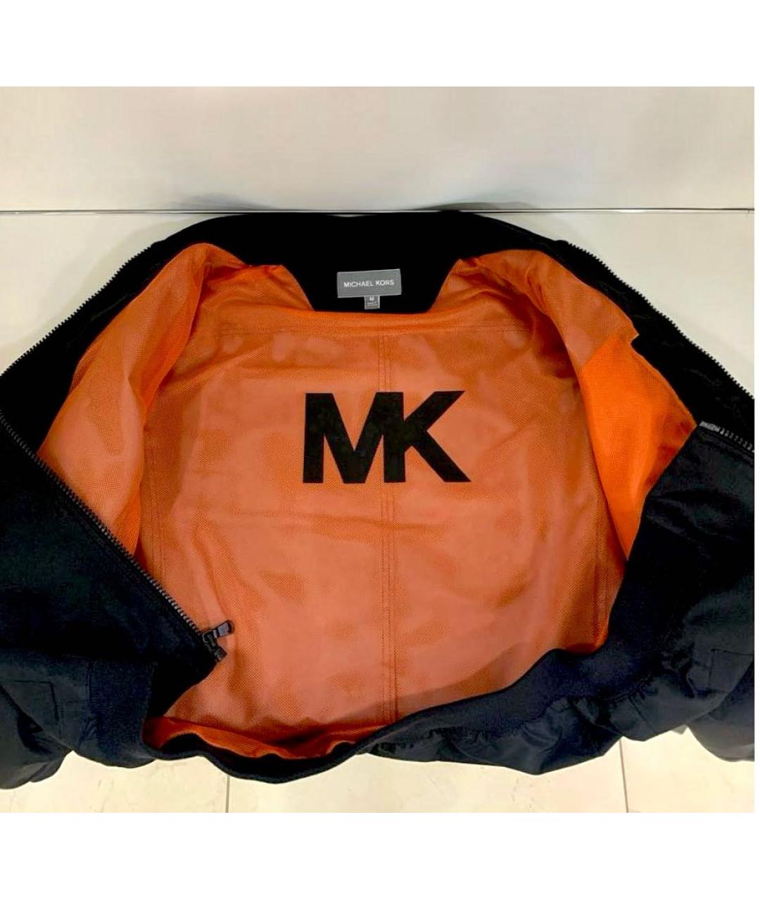 MICHAEL KORS Темно-синяя полиэстеровая куртка, фото 5