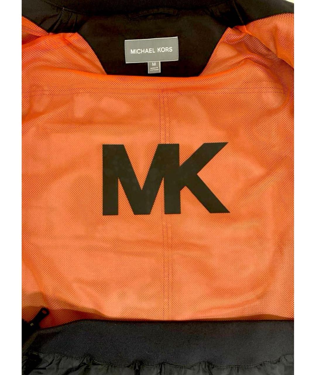 MICHAEL KORS Темно-синяя полиэстеровая куртка, фото 4