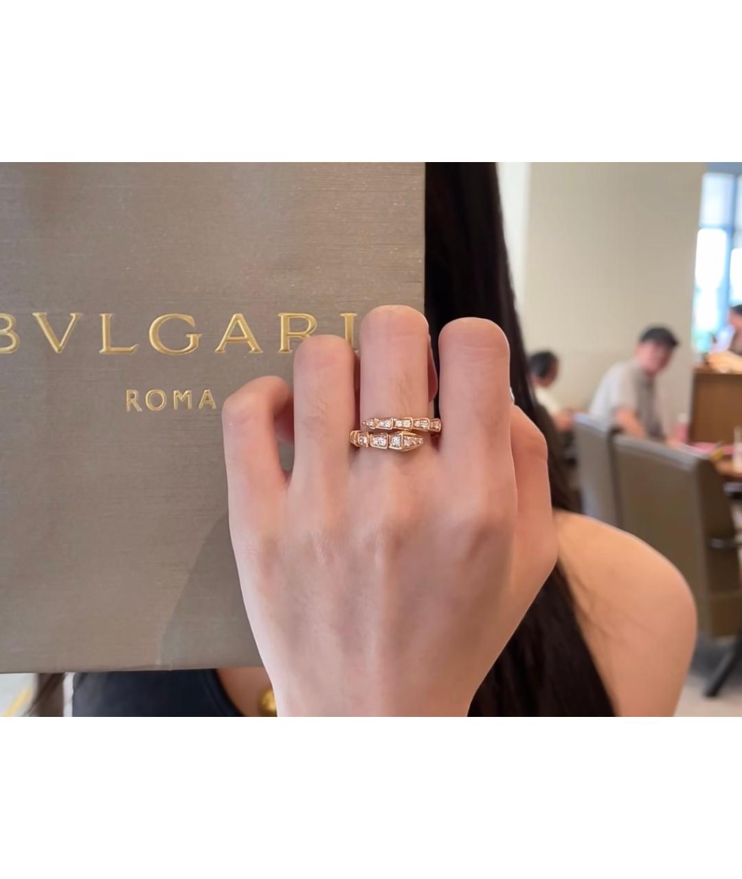 BVLGARI Золотое кольцо из розового золота, фото 6