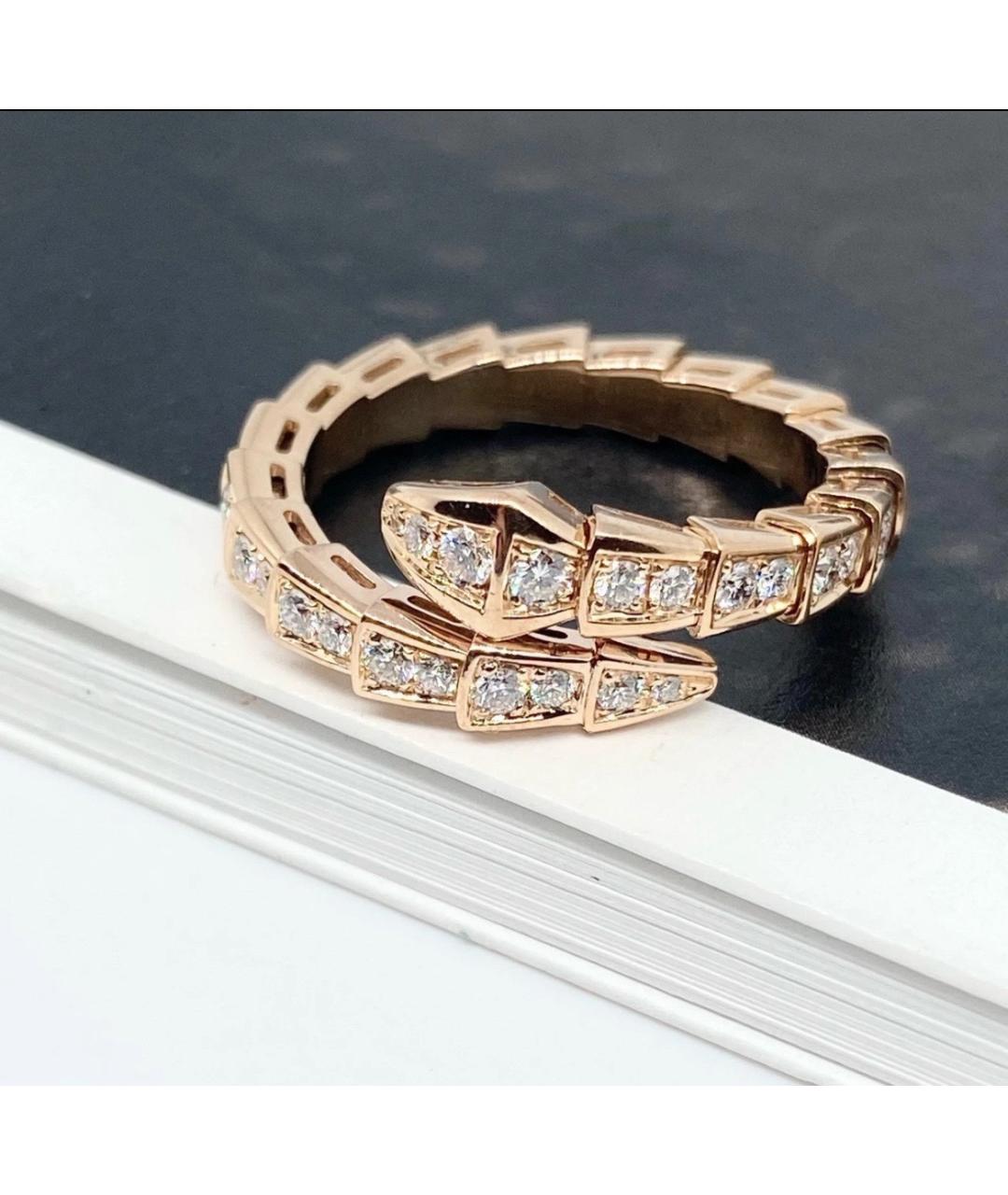BVLGARI Золотое кольцо из розового золота, фото 7