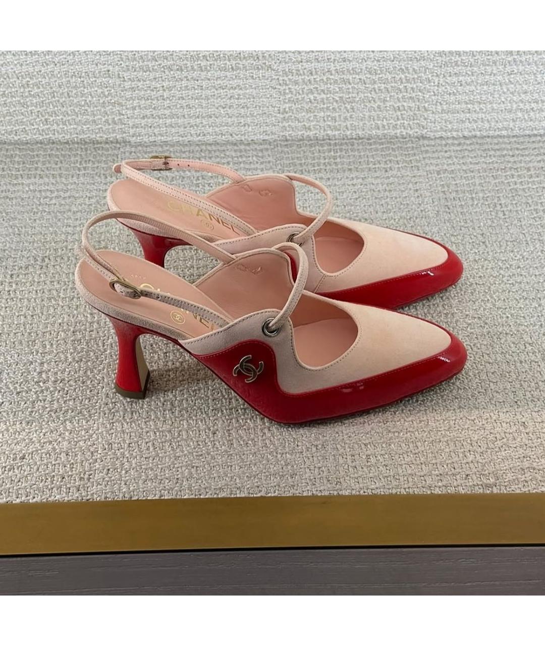 CHANEL Мульти туфли из лакированной кожи, фото 4