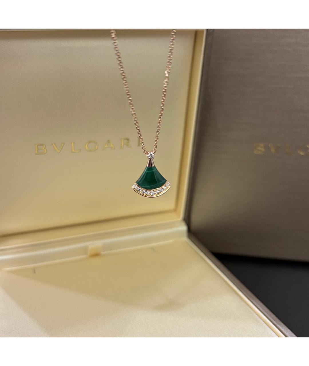 BVLGARI Золотая подвеска из розового золота, фото 7