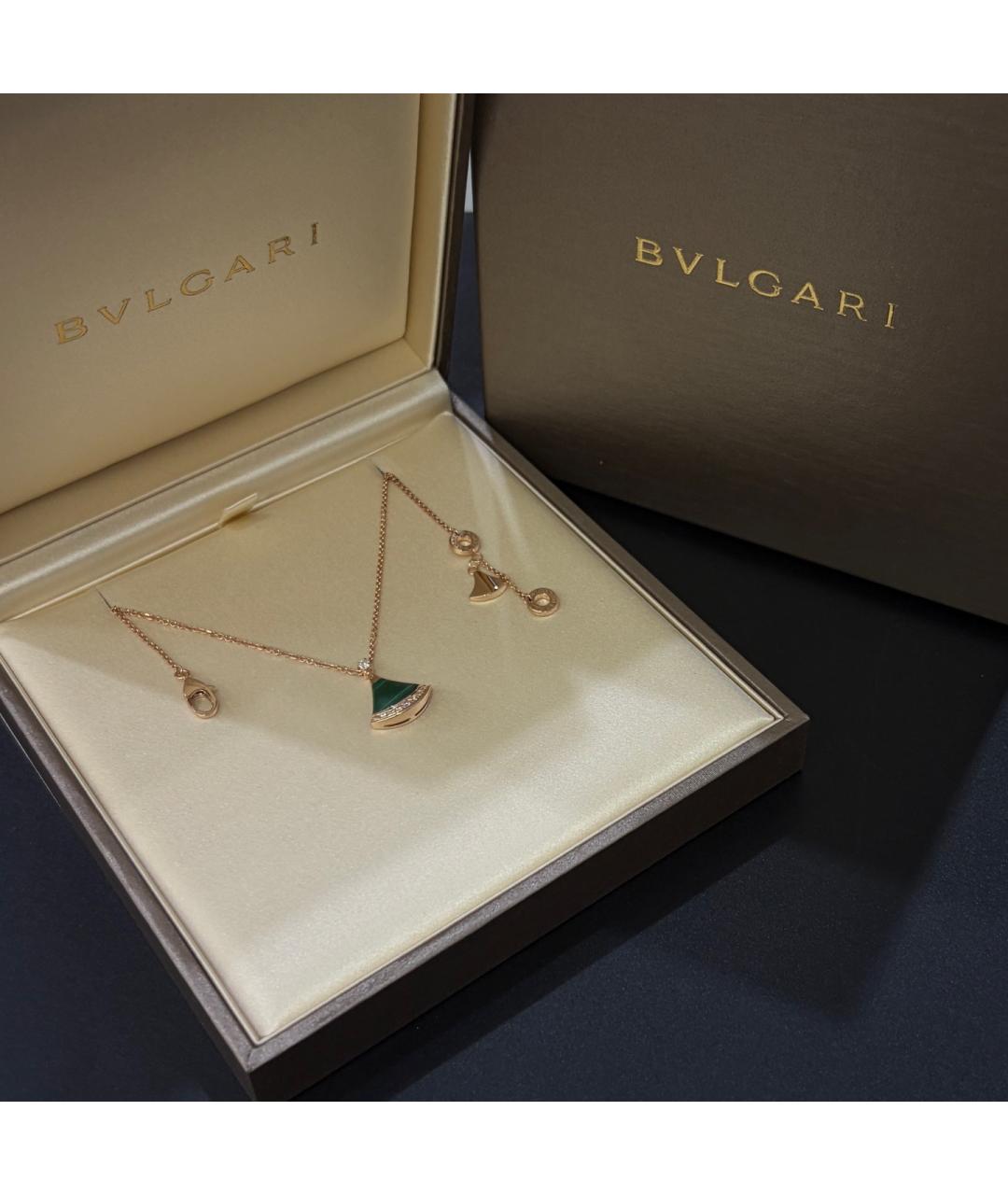 BVLGARI Золотая подвеска из розового золота, фото 4