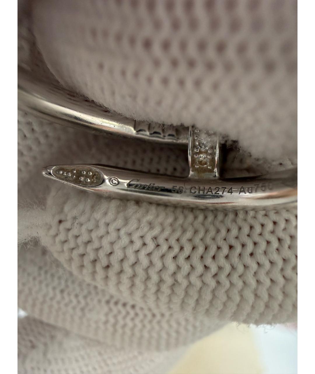 CARTIER Серебряное кольцо из белого золота, фото 5