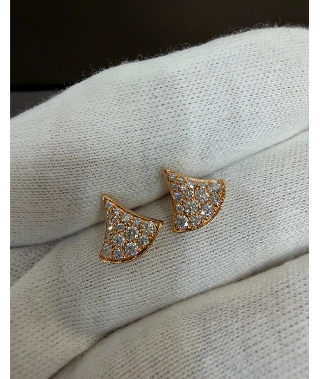 BVLGARI Золотые серьги из розового золота, фото 2